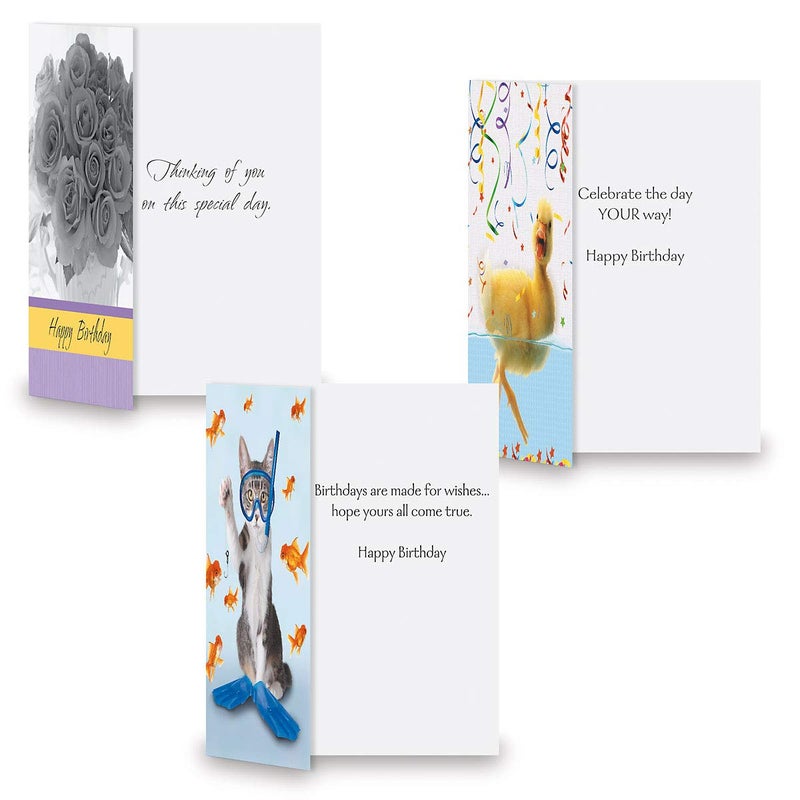 Current Mega Birthday Greeting Card Variety Value Pack â€“ Set of 36 (18 Designs), Large 5 x 7 inches, Envelopes Included - Image 5